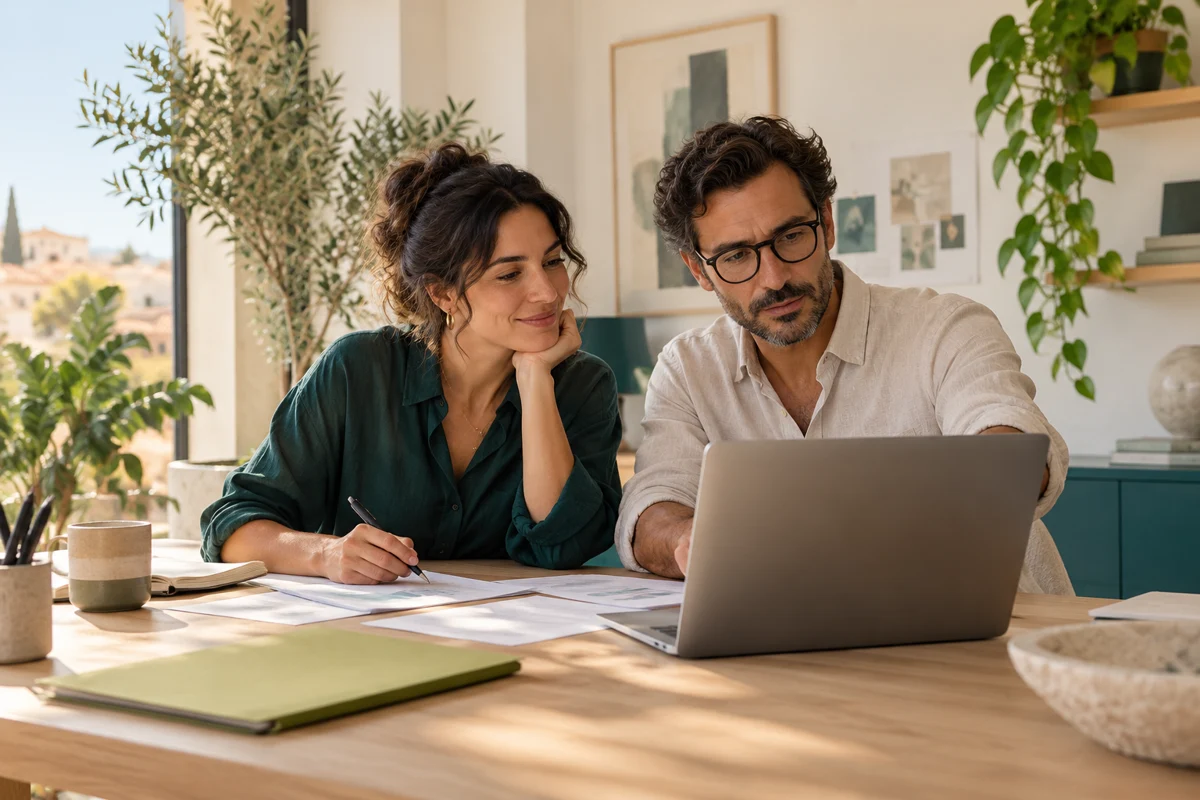 Concept image of professionals working together in an office